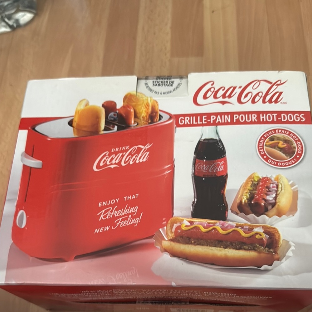 Coca Cola Red Party Hot Dog Toaster